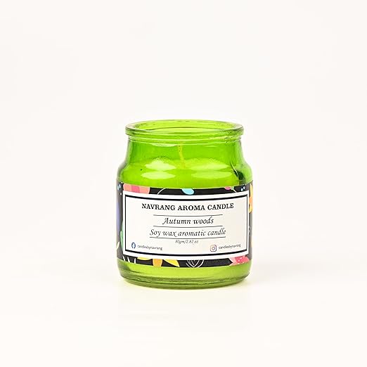 Autumn Woods - NAVRANG Yankee Candle Classic Jar Scented Candles-Relaxing Aromatherapy for Home & Office