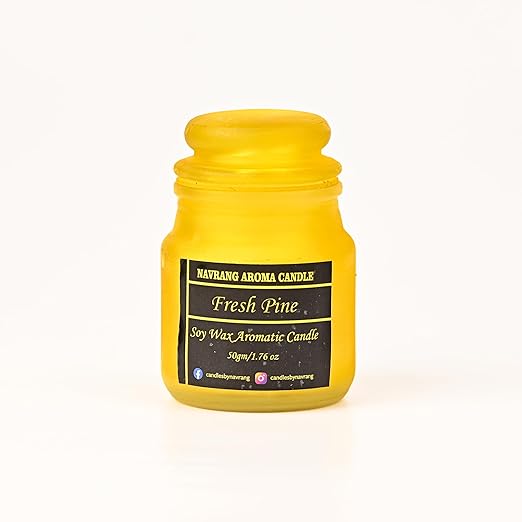 Fresh Pine - NAVRANG Yankee Candle Classic Jar Scented Candles-Relaxing Aromatherapy for Home & Office