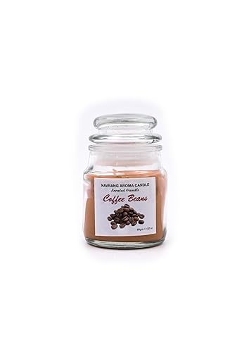 Pack of 3 - Coffee Beans Scented Yankee Jar Candle - Lasts Upto 48 Hours - THE REMEDIAL STORE
