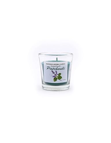 Pack of 3 Patchouli Votive Glass Scented Candle - Lasts Upto 48 Hours - THE REMEDIAL STORE